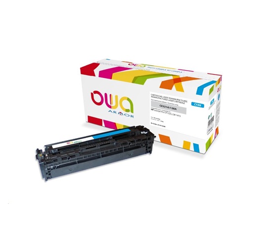 OWA Armor toner pre HP Laserjet Pro CP1525, 1300 strán, CE321A, modrá/cyan