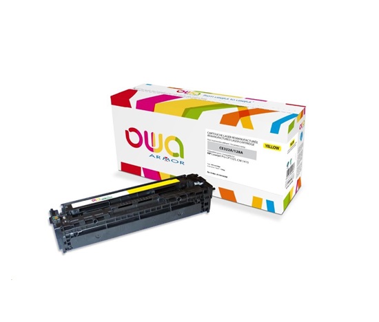 OWA Armor toner pre HP Laserjet Pro CP1525, 1300 strán, CE322A, žltá/žltá