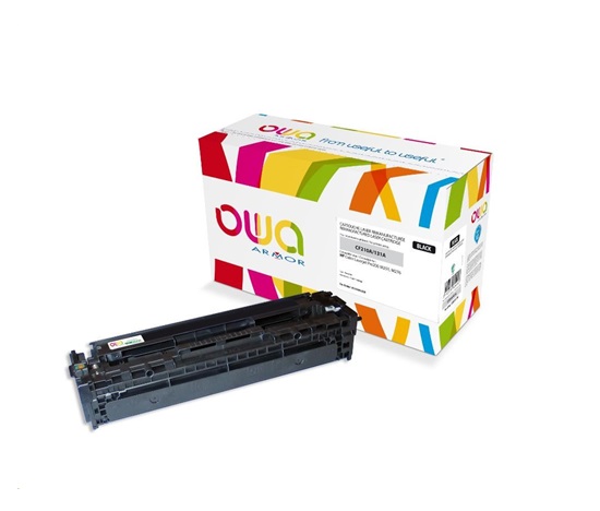 OWA Armor toner pre HP Color Laserjet Pro 200 M251, M276, 1600 strán, CF210A, čierny/čierny