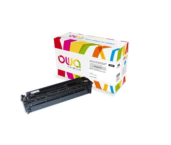 OWA Armor toner pre HP Color Laserjet Pro 200 M251, M276, 2400 strán, CF210X, čierna/čierna