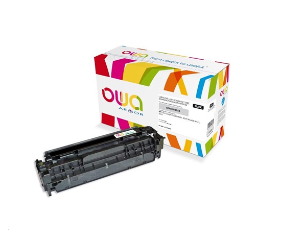OWA Armor toner pre HP Color Laserjet Pro300 M351, M375, Pro400 M451, M475, 4000 strán, CE410X, čierny/čierny