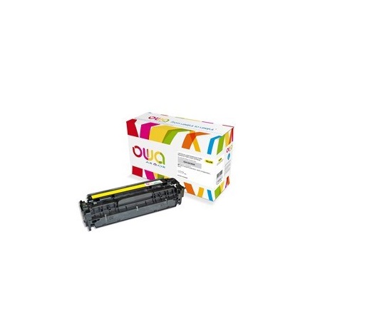 OWA Armor toner pre HP Color Laserjet Pro300 M351, M375, Pro400 M451, M475, 2600 strán, CE412A, žltá/žltá