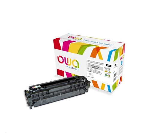 OWA Armor toner pre HP Color Laserjet CP2020, CP2025, CM2320, CM2720, 3500 strán, CC530A, čierna/čierna