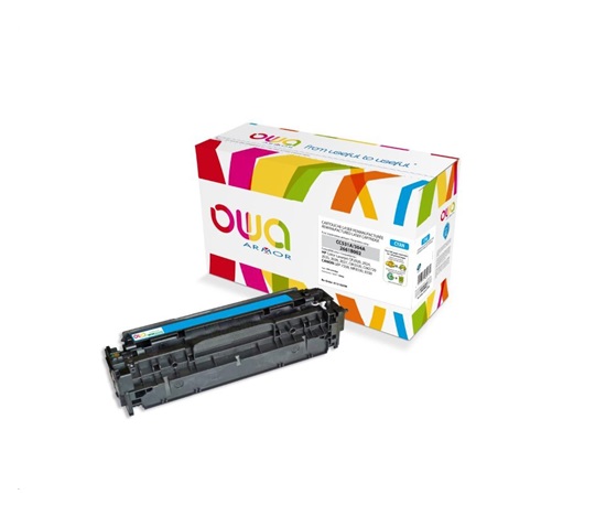 OWA Armor toner pre HP Color Laserjet CP2020, CP2025, CM2320, CM2720, 2800 strán, CC531A, modrá/cyan