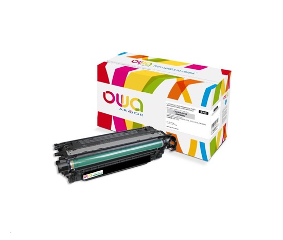 OWA Armor toner pre HP Color Laserjet CP3525, 5000 strán, CE250A, čierna/čierna