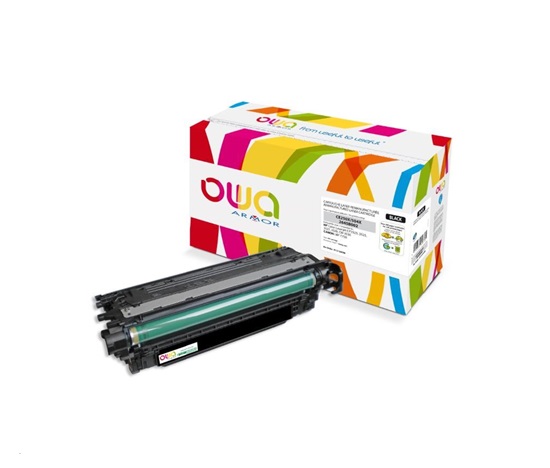 OWA Armor toner pre HP Color Laserjet CP3525, 10500 strán, CE250X, čierna/čierna
