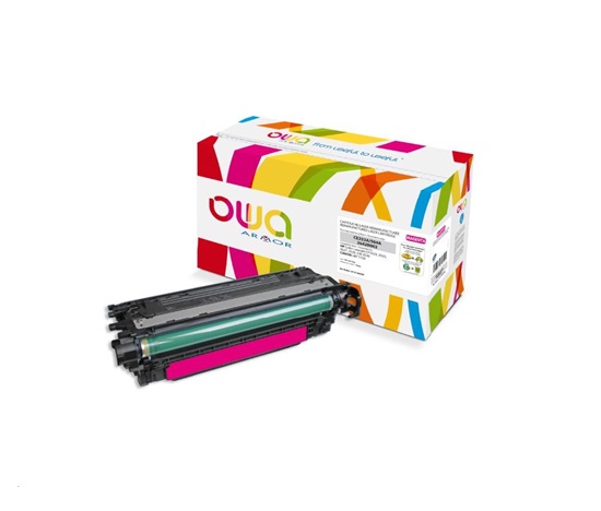 OWA Armor toner pre HP Color Laserjet CP3525, 7000 strán, CE253A, červená/purpurová