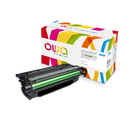 OWA Armor toner pre HP Color Laserjet CP4025/4520/4525, 11000 strán, CE261A, modrá/kyanová