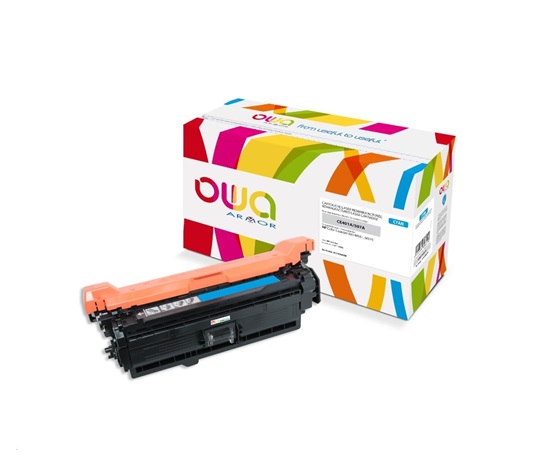 OWA Armor toner pre HP Color Laserjet Ese 500 M551, M575, 6000 strán, CE401A, modrá/cyan