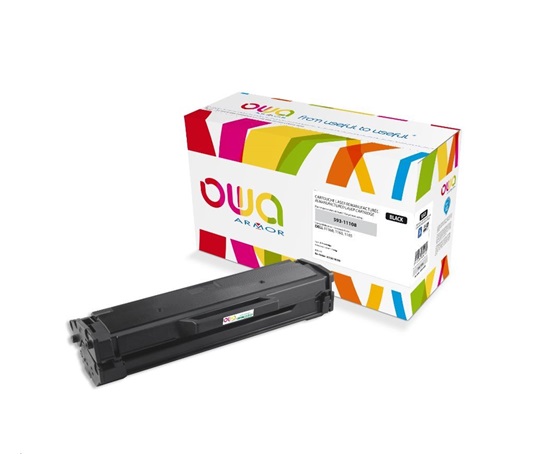 OWA Armor toner pre DELL B1160, 1163, 1165, 1500 strán, 593-11108, čierna/čierna