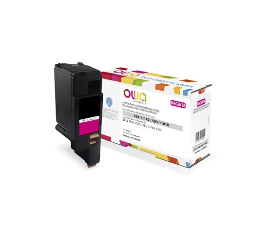 OWA Armor toner pre DELL 1250, 1350, 1355, C1760, C1765, 1400 strán, 593-11142, červená/purpurová