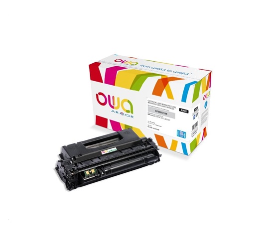 OWA Armor toner pre HP Laserjet P2014, 2015, M2727, 10000 strán, Q7553X JUMBO, čierna/čierna