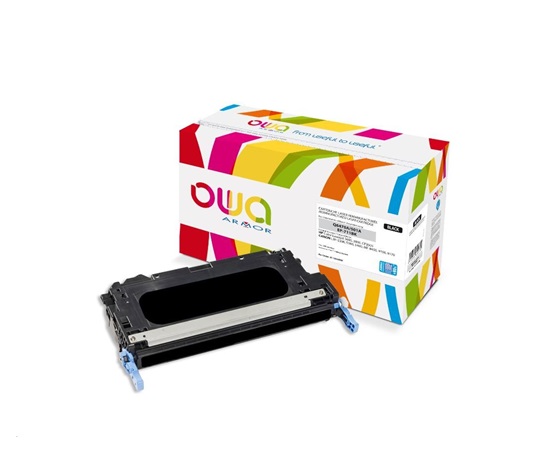 OWA Armor toner pre HP Color Laserjet 3600, 3800, CP3505, 11000 strán, Q6470A JUMBO, čierna/čierna