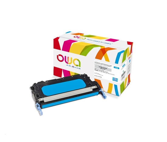 OWA Armor toner pre HP Color Laserjet 3800, 8000 strán, Q7581A JUMBO, modrá/cyan