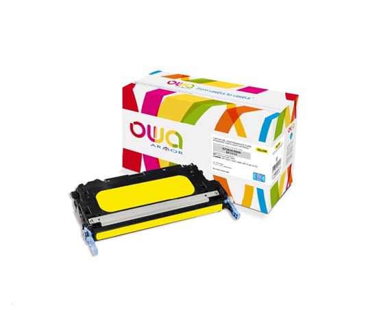 OWA Armor toner pre HP Color Laserjet 3800, 8000 strán, Q7582A JUMBO, žltá/žltá