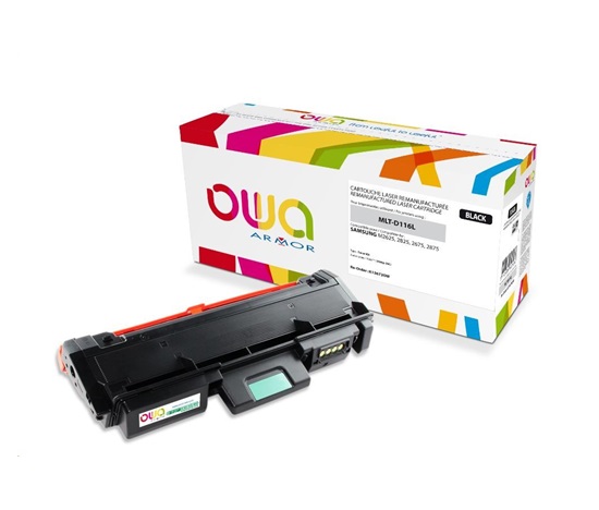OWA Armor toner pre SAMSUNG Xpress M2625, 2675, 2825, 2835, 2875, 2885, 3000Stran,MLTD116L,black/black(MLT-D116L,SU828A)