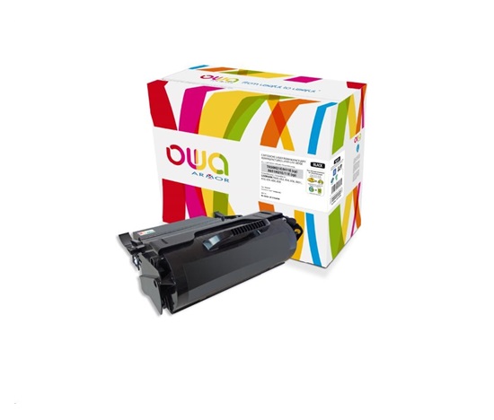 OWA Armor toner pre LEXMARK T650, 652, 654, 656, X651, 652, 654, 656, 658, 25000 strán, T650H11E, čierna/čierna