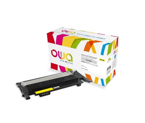 OWA Armor toner pre SAMSUNG CLP 360, 365, CLX 3300, 3305, 1000 strán, CLTY406S, žltý/žltý (CLT-Y406S,SU462A)