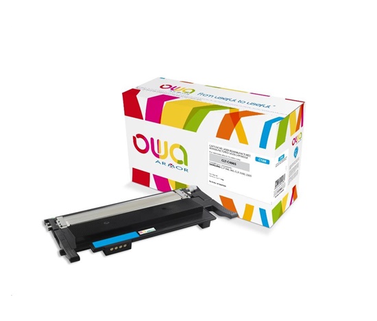 OWA Armor toner pre SAMSUNG CLP 360, 365, CLX 3300, 3305, 1000 strán, CLTC406S, modrá/cyan (CLT-C406S,ST984A)