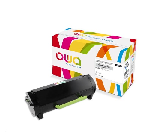 OWA Armor toner pre LEXMARK MS410, 415, 510, 610, 10000 strán, 50F2X00, čierna/čierna