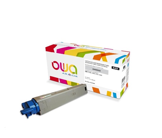 OWA Armor toner pre OKI C3300, C3400, C3450, C3600, 2500 strán, 43459332, čierna/čierna