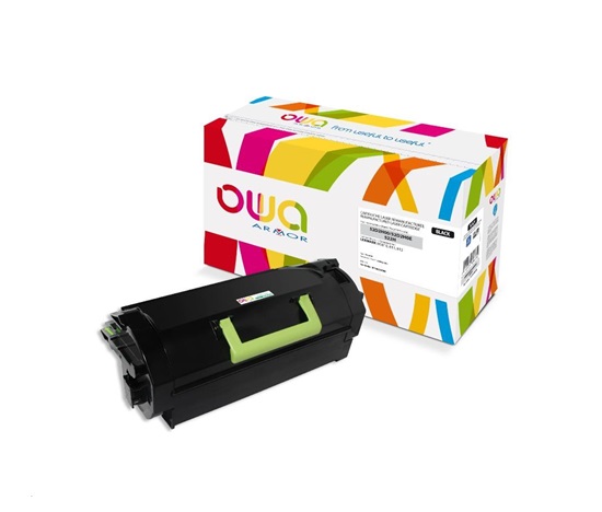 OWA Armor toner pre LEXMARK MS810, 811, 812, 25000 strán, 52D2H00, čierna/čierna
