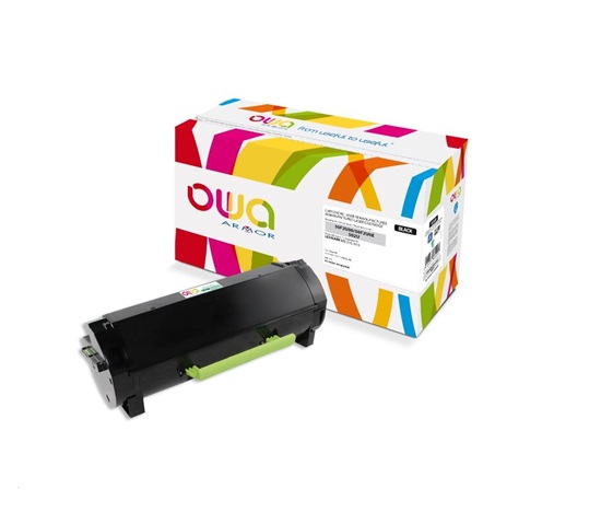 OWA Armor toner pre LEXMARK MS510, 610, 20000 strán, 50F2U00, čierna/čierna