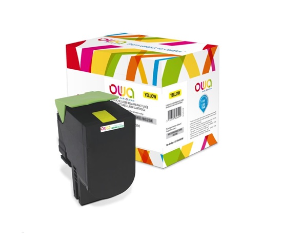OWA Armor toner pre LEXMARK CX310, 410, 510, 2000 strán, 80C2SY0, žltá/žltá