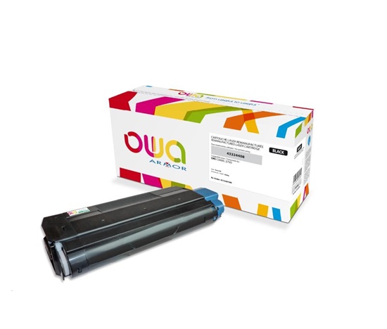 OWA Armor toner pre OKI C5600, C5700, 6000 strán, 43324408, čierna/čierna