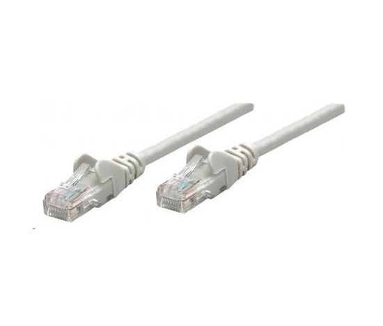Intellinet patch kábel, Cat6A Certified, CU, SFTP, LSOH, RJ45, 1m, sivý