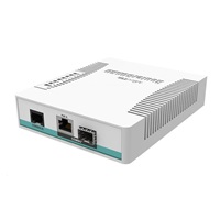 MikroTik Cloud Router Switch CRS106-1C-5S, 400MHz CPU, 128MB RAM,1xGLAN/SFP, 5xSFP slot, vrátane. Licencia L5