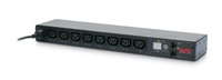 APC Rack PDU, prepínaná, 1U, 12A/208V, 10A/230V, (8)C13, IEC-320 C14 1.98m