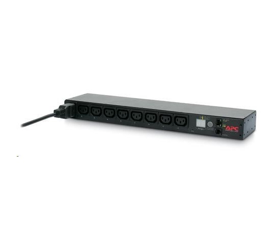 APC Rack PDU, prepínaná, 1U, 16A, 208/230V, (8)C13, IEC-320 C20 2.5 m