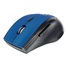 MANHATTAN Mouse Curve, USB, optická, bezdrôtová, 5 tlačidiel, 1600 dpi, modro-čierna