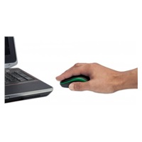 MANHATTAN Myš Success, USB optická, 1000 dpi, čierno-zelená