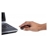 MANHATTAN Myš Success, USB optická, 1000 dpi, čierno-oranžová