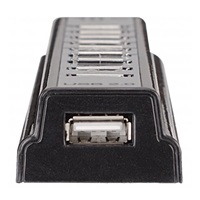 MANHATTAN Hi-Speed USB 2.0 Stolný rozbočovač, 10 portov
