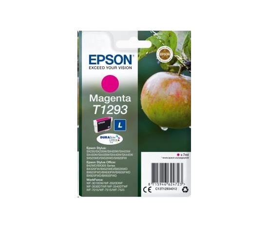 Atramentová tyčinka EPSON Singlepack "Apple" Magenta T1293 DURABrite Ultra Ink (7 ml)