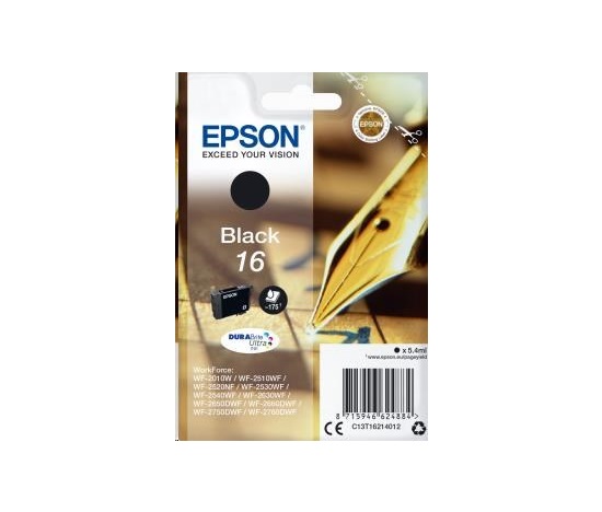 Atrament EPSON čierny Singlepack "Pen" Black 16 DURABrite Ultra Ink