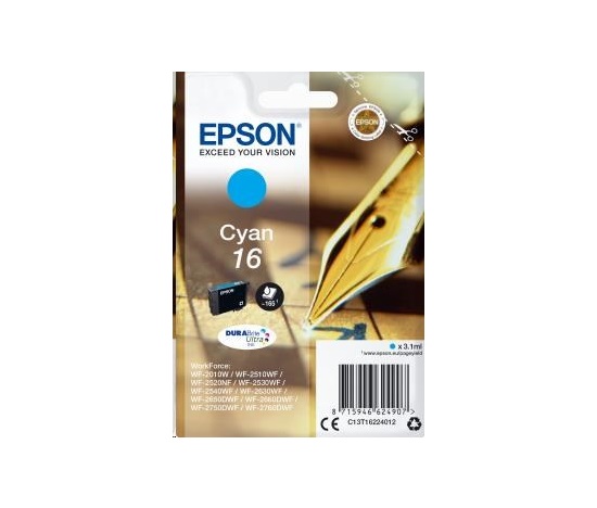 Atramentová tyčinka EPSON Singlepack "Pen" Cyan 16 DURABrite Ultra Ink