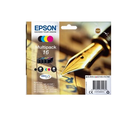 Viacnásobné balenie atramentov EPSON série 16 "Pen