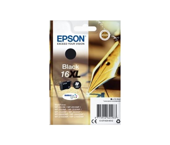 Atrament EPSON čierny Singlepack "Pen" Black 16XL DURABrite Ultra Ink