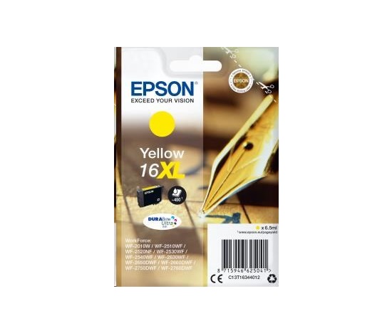 Atramentová tyčinka EPSON Single Pack "Pen" Yellow 16XL DURABrite Ultra Ink