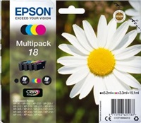 Atrament EPSON Multipack 4-farebný "Daisy" 18 Claria Home Ink