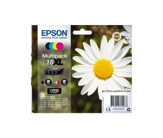 Atrament EPSON Multipack 4-farebný atrament "Daisy" 18XL Claria Home