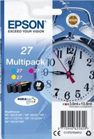 Atrament EPSON Multipack 3-farebný "Budík" 27 DURABrite Ultra Ink