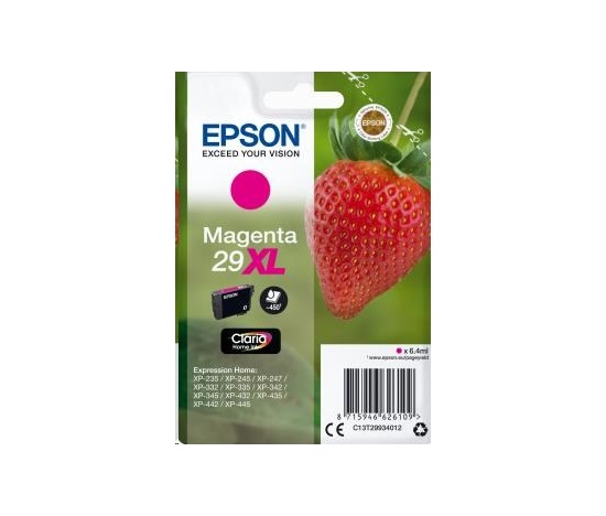 Atramentová tyčinka EPSON Singlepack "Strawberry" Magenta 29XL Claria Home Ink