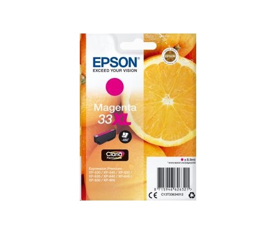 Atramentová tyčinka EPSON Singlepack "Orange" Magenta 33XL Claria Premium Ink