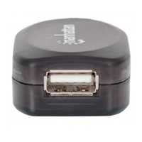 MANHATTAN USB kábel 2.0 A-A, Aktívne predĺženie 5 m, Daisy-Chainable, Blister