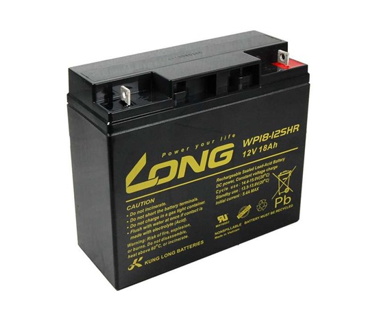 Long 12V 18Ah olovený akumulátor HighRate F3